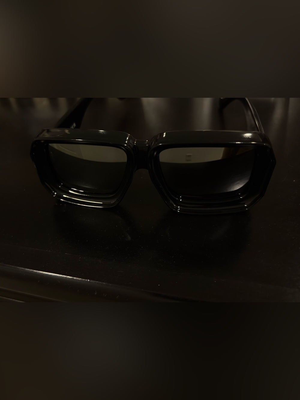 Loewe Black Square Frame Sunglasses